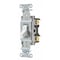 Hubbell Wiring Device-Kellems Wall Switch, 15A, Wht, 1/2 HP, 1-Pole Switch CSB115W - alternate 1