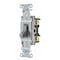 Hubbell Wiring Device-Kellems Wall Switch, 20A, Gray, 1 HP, 1-Pole Switch CSB120GY - alternate 1