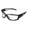 Edge Eyewear Blade Runner Vapor Shield, Safety Glasses, Anti-Scratch, Clear Lens, Black Frame, Full-Frame GSBR611 - alternate 1