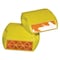 3M Pavement Marker Tape, Polycarbonate Body, 4 in Length, 3 3/4 in Width, 5/8 in Height, Yellow, Epoxy RPM-291-Y - alternate 2