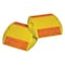 3M Pavement Marker, Retroreflective Polymer, 4 in Length, 3 3/4 in Width, 5/8 in Height, Yellow PSA-RPM-291-2Y - alternate 2