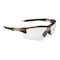 Uvex Acadia, Safety Glasses, Anti-Fog, Clear Lens, Brown Frame, Half-Frame S4170XP - alternate 1