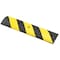 Zoro Select Speed Bump, Rubber, 3 in Height, 72 in Length, 4 lb, Black/Yellow GNRS2611YB - alternate 1