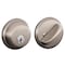 Schlage Deadbolt, Satin Nickel, Single Cylinder B60N 619 - alternate 1