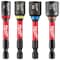 Milwaukee Tool 4 pc. SHOCKWAVE Impact Duty 2-9/16 in. Magnetic Nut Driver Set 49-66-4566 - alternate 1