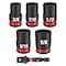 Milwaukee Tool 6 pc. SHOCKWAVE Impact Duty 3/8 in. Drive SAE Standard 6 Point Socket Set 49-66-7035 - alternate 1