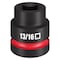 Milwaukee Tool 1 in Drive Impact Socket Standard Socket, Black Phosphate, Socket Size 13/16", SAE 49-66-7841 - alternate 1