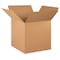 Zoro Select 20 in x 20 in x 20 in Shipping Box, Kraft, Corrugate, Single Wall, 32 ECT 493T86 - alternate 1