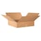 Zoro Select 24 in x 24 in x 6 in Shipping Box, Kraft, Corrugate, Single Wall, 32 ECT 493T53 - alternate 1