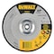 Dewalt Depressed Center Grinding Wheel, Type 27, 9 in Dia, 0.25 in Thick, 5/8"-11 Arbor Hole Size, Ceramic DWA8933FH - alternate 1