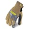 Ironclad Performance Wear Command(TM) Mechanics Touchscreen Gloves, Silicone Palm, Polyester Back, M, Brown IEX-PGG-03-M - alternate 1