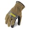 Ironclad Performance Wear Command(TM) Mechanics Touchscreen Gloves, Nylon Palm, Polyester Back, S, Brown IEX-PUG-02-S - alternate 1