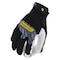 Ironclad Performance Wear Command(TM) Mechanics Touchscreen Gloves, Goatskin Leather Palm, Polyester Back, XL, Black/White IEX-MPLW-05-XL - alternate 1