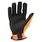 Ironclad Performance Wear Command(TM) Hi-Vis Mechanics Touchscreen Gloves, Nylon Palm, Polyester Back, S, Orange IEX-HSO-02-S - alternate 2