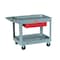 Rubbermaid Commercial Utility Cart with Deep Lipped Plastic Shelves, Plastic, 500 lb Load Capacity, 2 Shelves, 39 in L FG450088BEIG - alternate 10