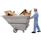Akro-Mils Tilt Truck, Heavy-Duty, 2 cu. yd., Gray 77810GREY - alternate 3