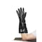 Showa 6797R Chemical Resistant Gloves, PVC, 18 in L, 18 mil, Black, 10, 1 PR 6797R - alternate 2
