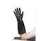 Showa 6797R Chemical Resistant Gloves, PVC, 18 in L, 18 mil, Black, 10, 1 PR 6797R - alternate 4