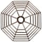 Safety Technology International Smoke Detector Guard, Stainless Steel, Flush Mount, 7 in W x 7 in H x 3 1/4 in D, Silver STI-9604-SS - alternate 2