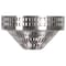 Safety Technology International Smoke Detector Guard, Stainless Steel, Surface Mount, 9 1/4 in W x 9 1/4 in H x 5 in D, Silver STI-8230-SS - alternate 2