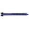 Zoro Select Masonry Screw, 1/4" Dia., Hex, 4 in L, Steel Blue Ruspert, 600 PK H4400BQ - alternate 1