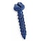 Zoro Select Masonry Screw, 1/4" Dia., Hex, 4 in L, Steel Blue Ruspert, 600 PK H4400BQ - alternate 2