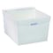 Mustee Wall Mount Laundry Tub, 34 in H, 20 in W, 24 in L, 3 Faucet Holes, Polypropylene, White 19W - alternate 1