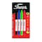 Sharpie Twin Tip Permanent Marker Set, Black, Blue, Green, Red, Fine Tip, Retractable, 4 PK 32174PP - alternate 1