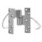 Rixson Pivot Hinge, Brass, Full Mortise Mounting, 1 1/8 in Leaf W x 5 in Leaf H, Satin Chrome M19 626 RH - alternate 2