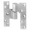 Rixson Pivot Hinge, Brass, Full Mortise Mounting, 1 1/8 in Leaf W x 5 in Leaf H, Satin Chrome M19 626 RH - alternate 1