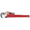 Ridgid 8" Heavy-Duty Straight Pipe Wrench, 1" Pipe Capacity, Red 31005 - alternate 9