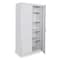 Sandusky Lee Shelving Storage Cabinet, 72 in H, 36 in W, 24 in D, Swing, Keyed, Gray, 4 Shelves, 0 Drawers CA41362472-05 - alternate 1