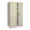 Sandusky Lee Shelving Storage Cabinet, 72 in H, 46 in W, 24 in D, Recessed Pull, Keyed, Gray, 4 Shelves EA4R462472-05 - alternate 1