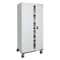 Sandusky Lee Solid Door Storage Cabinet, 36 in W, 78 in H, 24 in D, Light Gray TA4R362472-05 - alternate 1