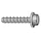 Red Head Large Diameter Tapcon Concrete Screw, 1/2" Dia., Hex, 4" L, Steel Zinc Plated, 25 PK LDT-1240 - alternate 5
