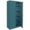 Sandusky Lee Shelving Storage Cabinet, 72 in H, 36 in W, 18 in D, Swing, Keyed, Dark Gray, 4 Shelves, 0 Drawers CA41361872-02 - alternate 1