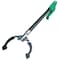 Unger Trash Grabber, Squeeze Handle, 20 1/2 in L, 4 1/4 in Grabber Opening, Steel, Green NN400 - alternate 1