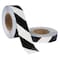 Zoro Select Floor Marking Tape, No Legend, Black, White, 1 in W., 8 mil Thickness GRAN2998 - alternate 1
