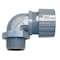Hubbell Wiring Device-Kellems Liquid Tight Connector, 1 in., 90 deg, Gray NHC1043CR - alternate 1