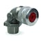 Hubbell Wiring Device-Kellems Liquid Tight Connector, 1/2in., 90 deg, Red NHC1021 - alternate 1