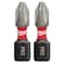 Milwaukee Tool SHOCKWAVE 1 in Phillips No. 2 Impact Duty Power Bit, 2 PK 48-32-4412 - alternate 1