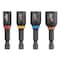 Milwaukee Tool SHOCKWAVE Magnetic Nut Driver Set, 1 7/8 in L, 4-Piece 49-66-4562 - alternate 1