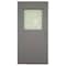 Ceco Half Glass Steel Door with Glass, 80 in H, 32 in W, 1 3/4 in Thick, 18-gauge, Type: 1 CHMD X HG28 68 X MORT-CE-18ga-WG - alternate 1
