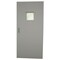 Ceco Vision Light Steel Door with Glass, 80 in H, 32 in W, 1 3/4 in Thick, 18-gauge, Type: 1 CHMD X VL28 68 X MORT-CE-18ga-WG - alternate 1