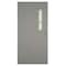 Ceco Narrow Light Steel Door with Glass, 80 in H, 32 in W, 1 3/4 in Thick, 18-gauge, Type: 1 CHMD X NL28 68 X MORT-CE-18ga-WG - alternate 1