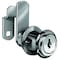 Compx National Disc Tumbler Keyed Cam Lock, Bright Nickel, 7/8 in For Door Thickness, 2 Number of Keys C8053-C205A-14A - alternate 2