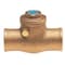 Milwaukee Valve 3/8" Sweat Low Lead Bronze Spring Check Valve UP1509 3/8 - alternate 1