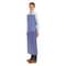 Ansell Bib Apron, Vinyl, Blue, 54 in, Universal 56-001 - alternate 1