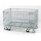 Nashville Wire Collapsible Bulk Container 5 cu ft Volume Cap., 20 in L, 32 in W, 21 in H, Steel, Silver JR5C - alternate 1