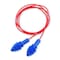 Howard Leight AirSoft Reusable Corded Ear Plugs, Flanged Shape, NRR 27 dB, M, Blue, 100PK DPAS-30R - alternate 1